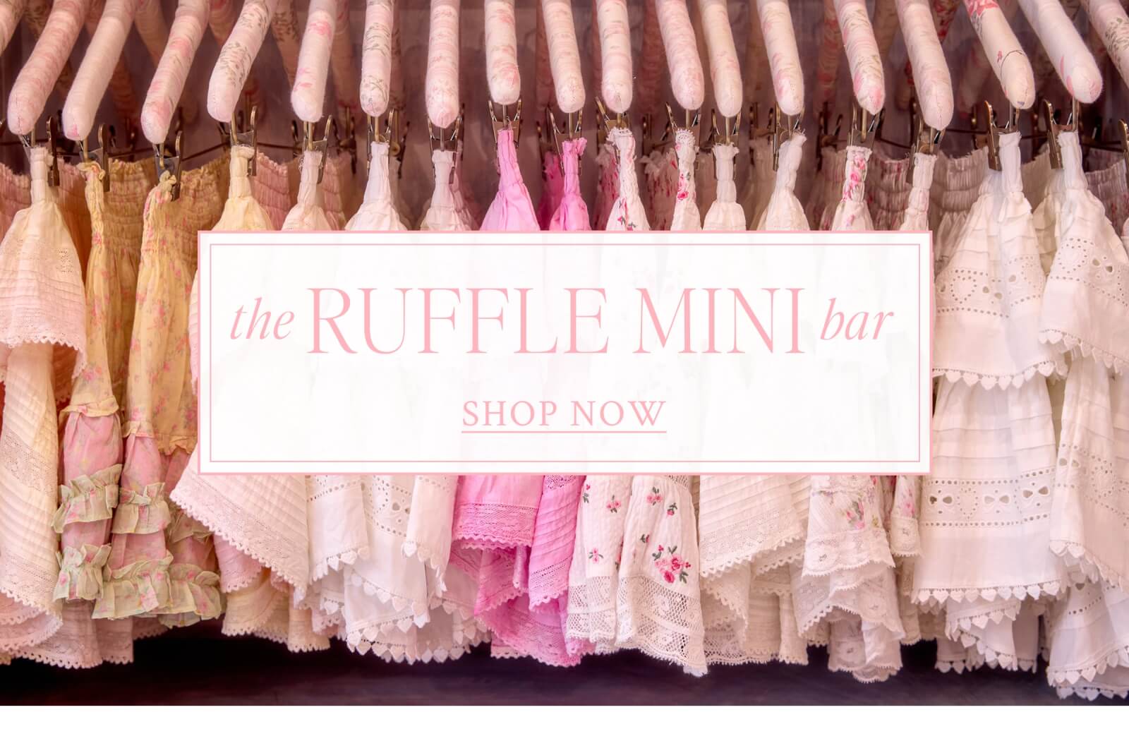 THE RUFFLE MINI BAR <SHOP NOW>