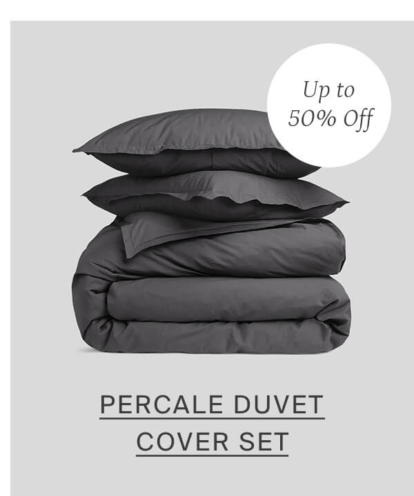 shop percale duvet cover set