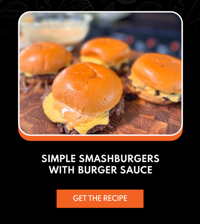 Simple Smashburgers With Burger Sauce