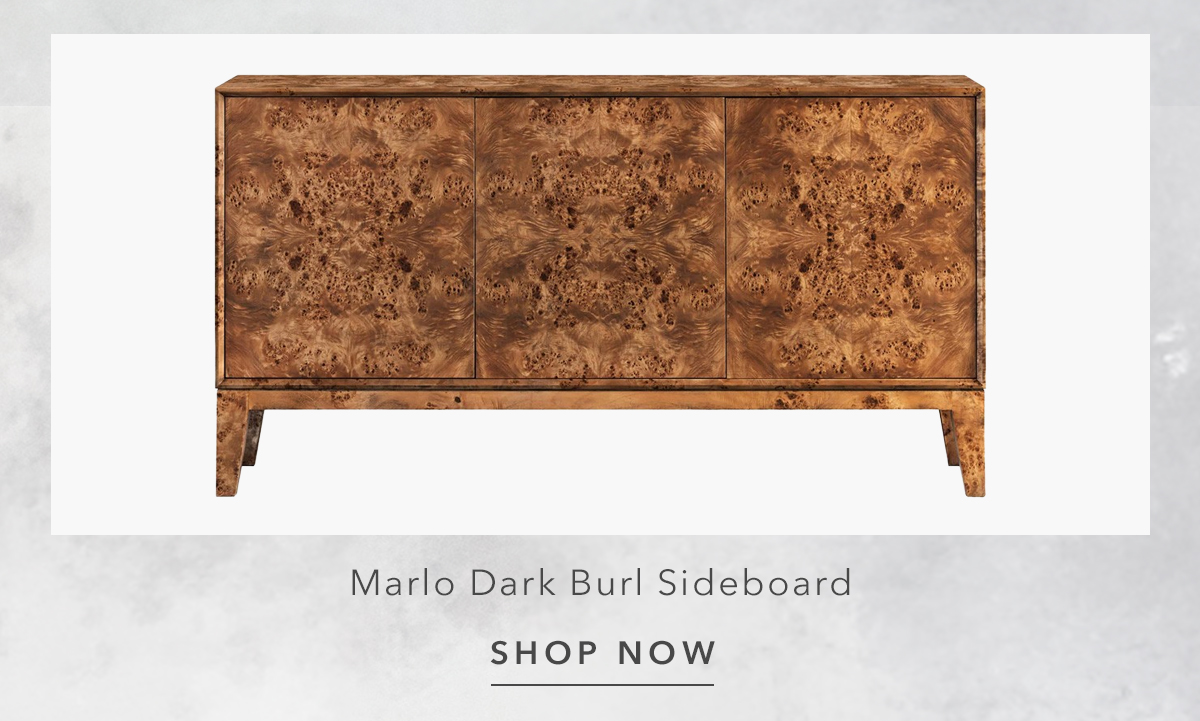 Marlo Modern Classic Dark Burl Sideboard