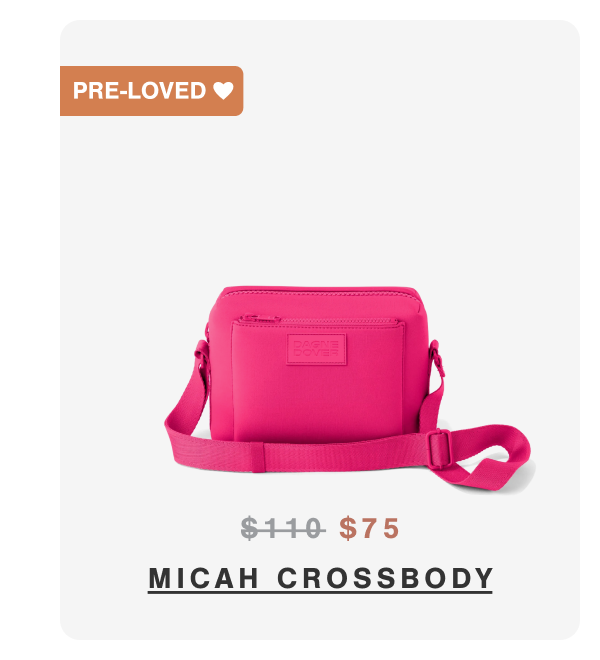 Micah Crossbody in Hottest Pink
