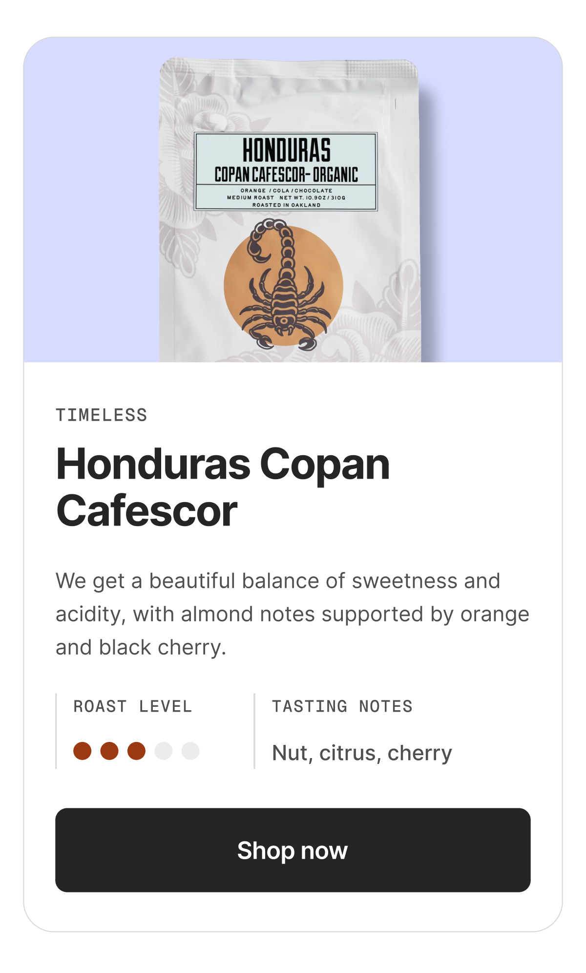 Honduras Copan Cafescor