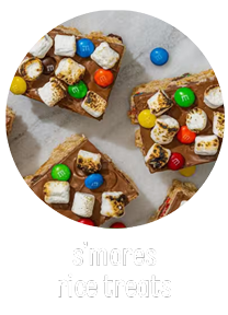 S'MORES RICE TREATS
