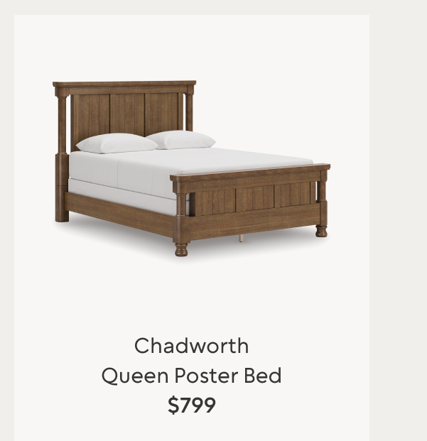 Chadworth Queen Poster Bed