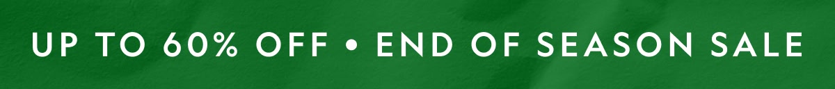 End Of Season Sale