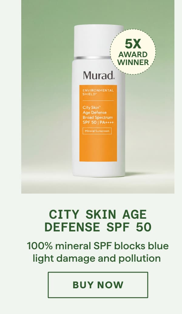 City Skin Age Defense Broad Spectrum SPF 50 - Code: ESHIELD20