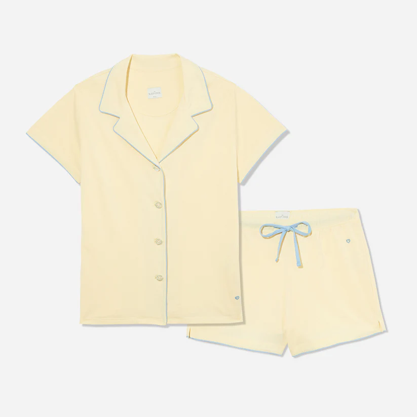 The Sleep Code Organic Pima Cotton Short PJ Set