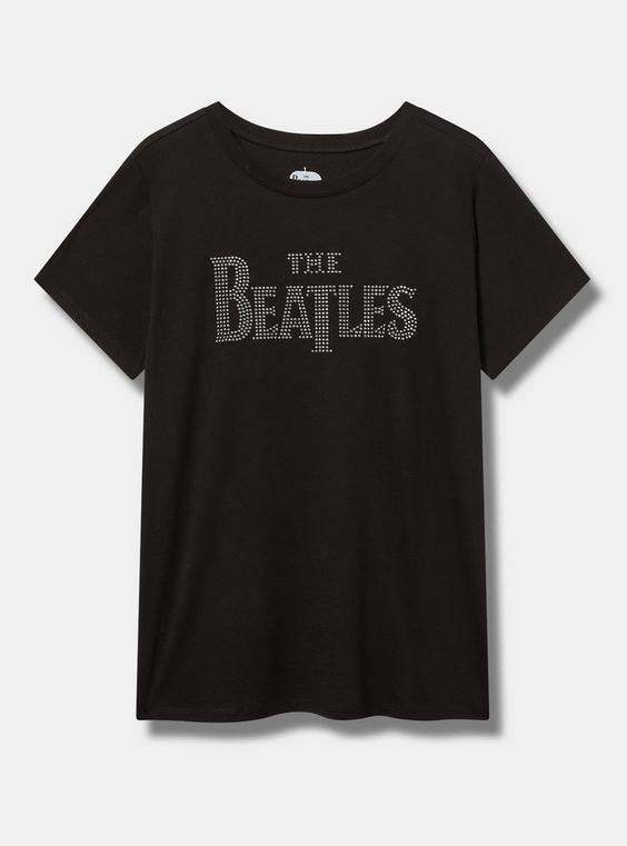 The Beatles Classic Cotton Crew Rhinestone Tee