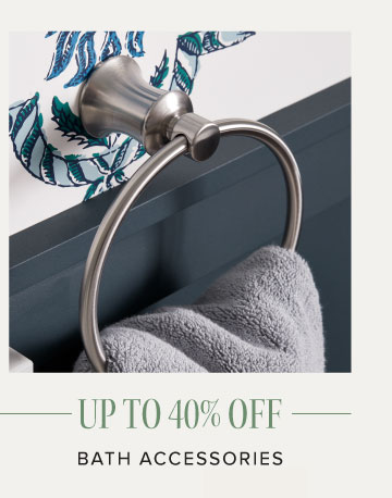 Up to 40% off - Bath Accessories 