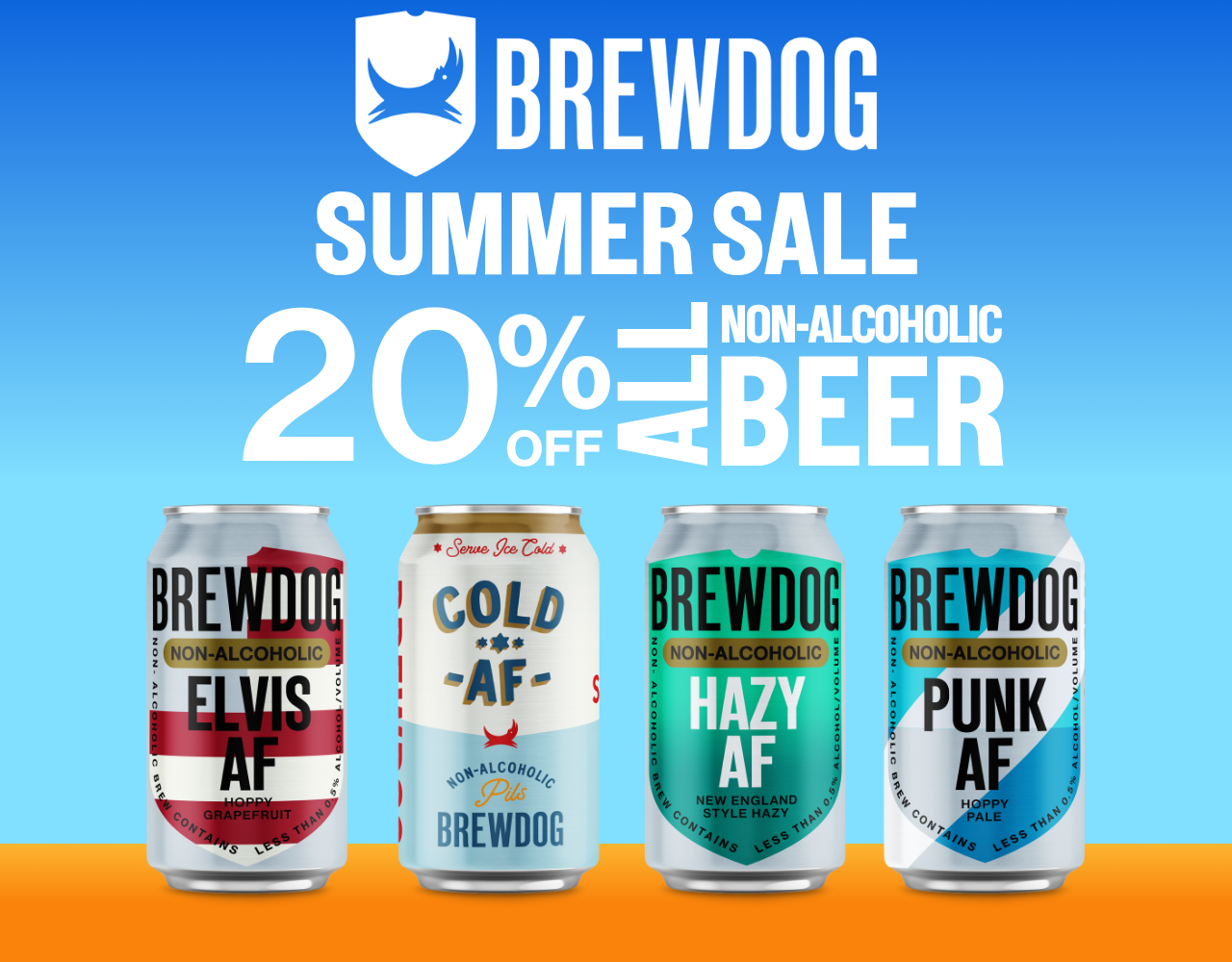 20% OFF NON-ALCOHOLICS