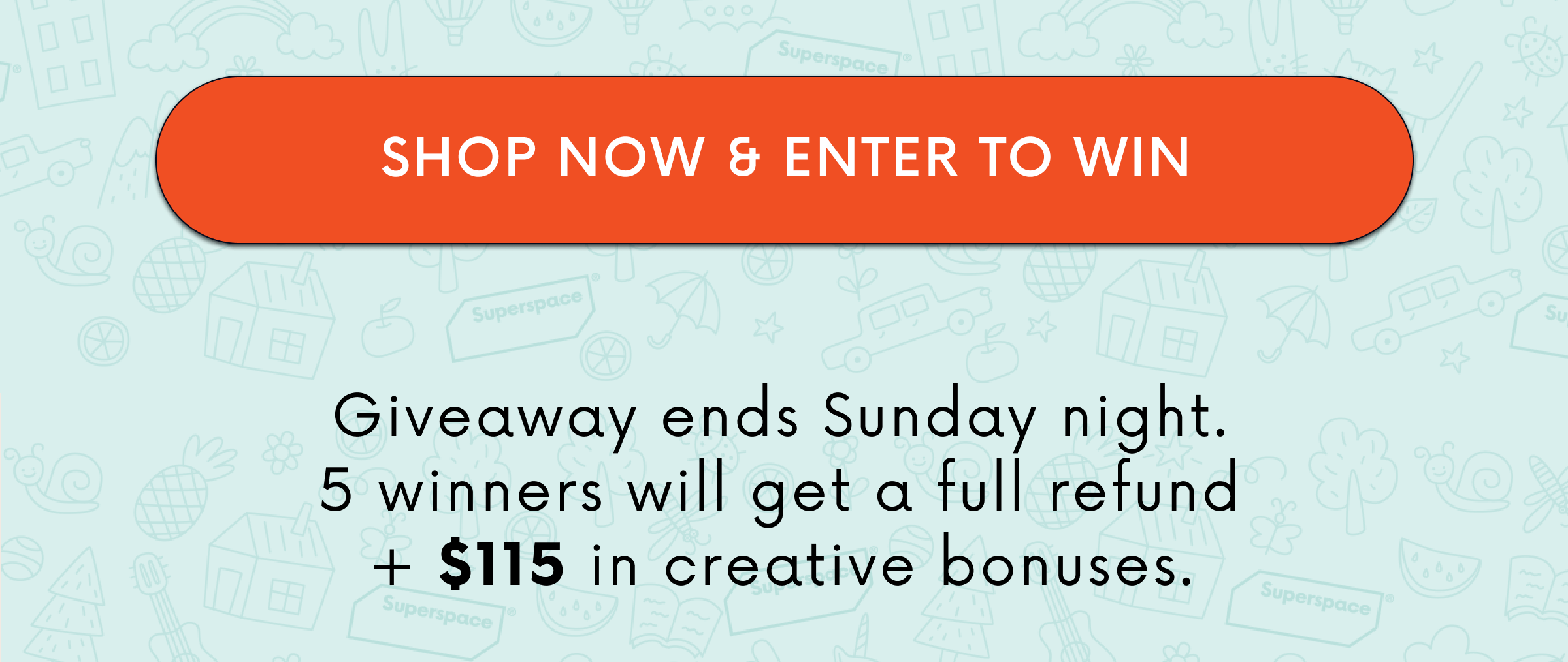 Giveaway ends Sunday night. 3 winners will get a full refund + $115+ in creative bonuses.