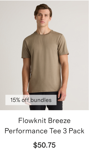 Flowknit Breeze Performance Tee 3 Pack