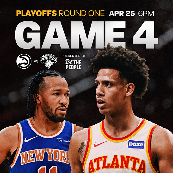 Game 4 on Saturday, April 25