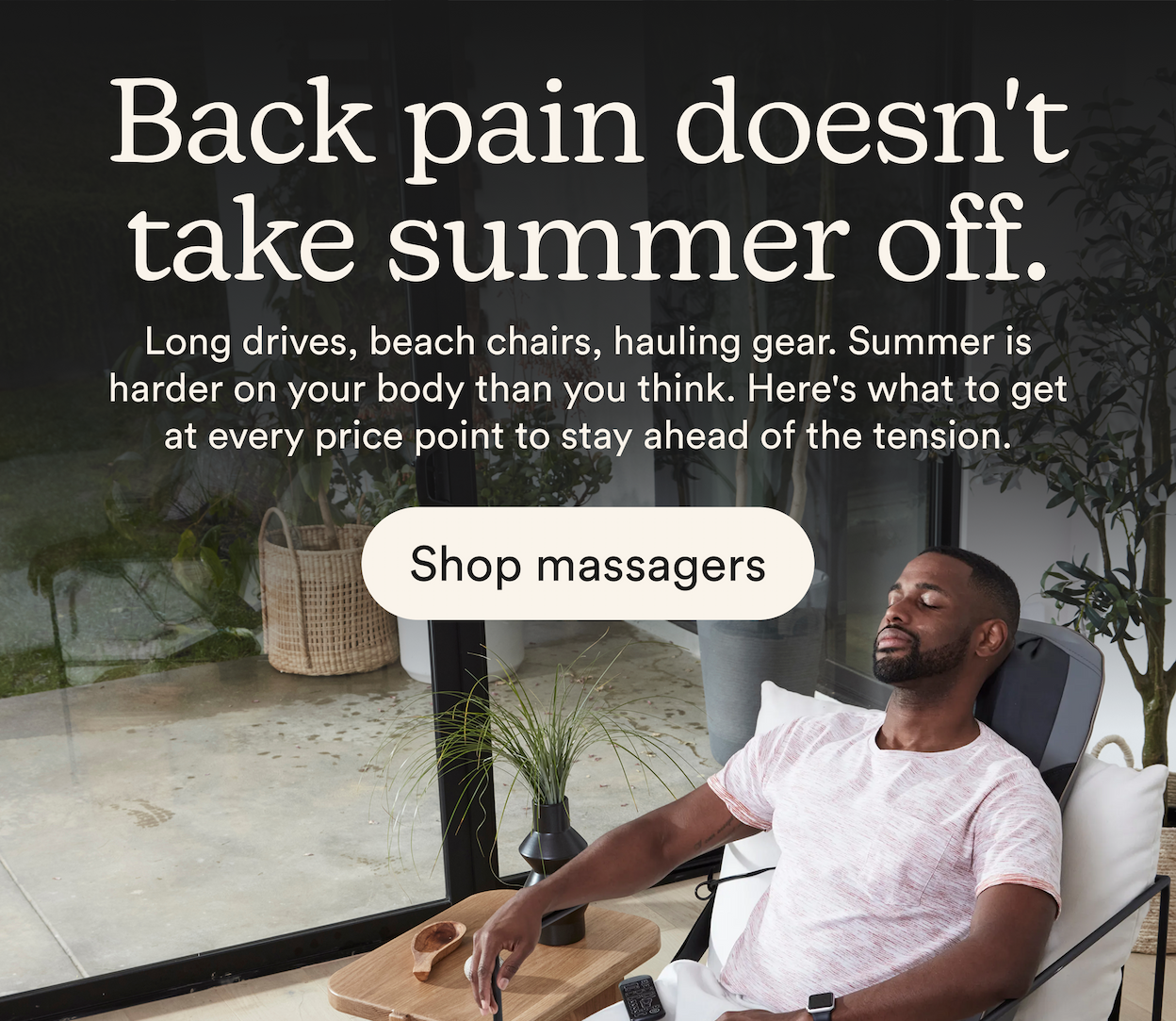 Back pain doesn't take summer off