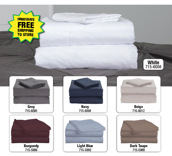 Hotel & Home Microfiber Sheet Set - Twin - ONLY $6.96!