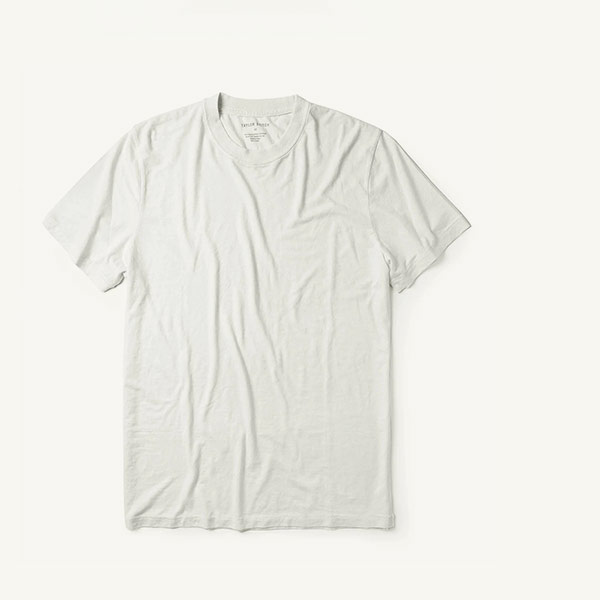 The Cotton Hemp Tee in Natural