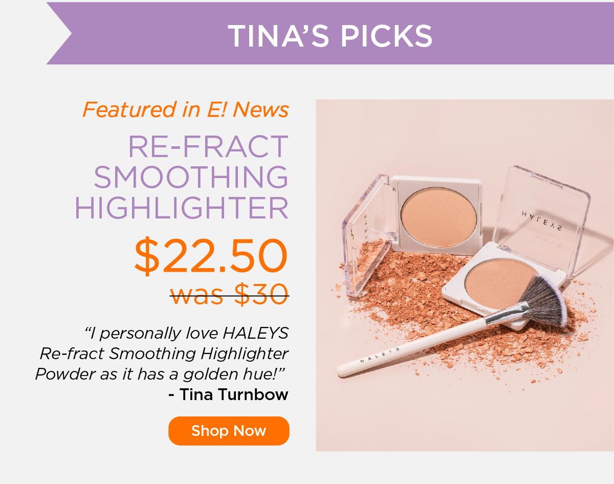 Tina's Pick in E! News: Re-fract Smoothing Highlighter