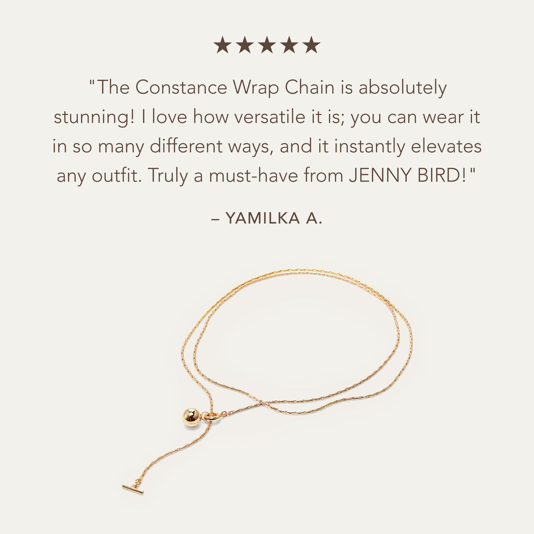 constance wrap gold necklace