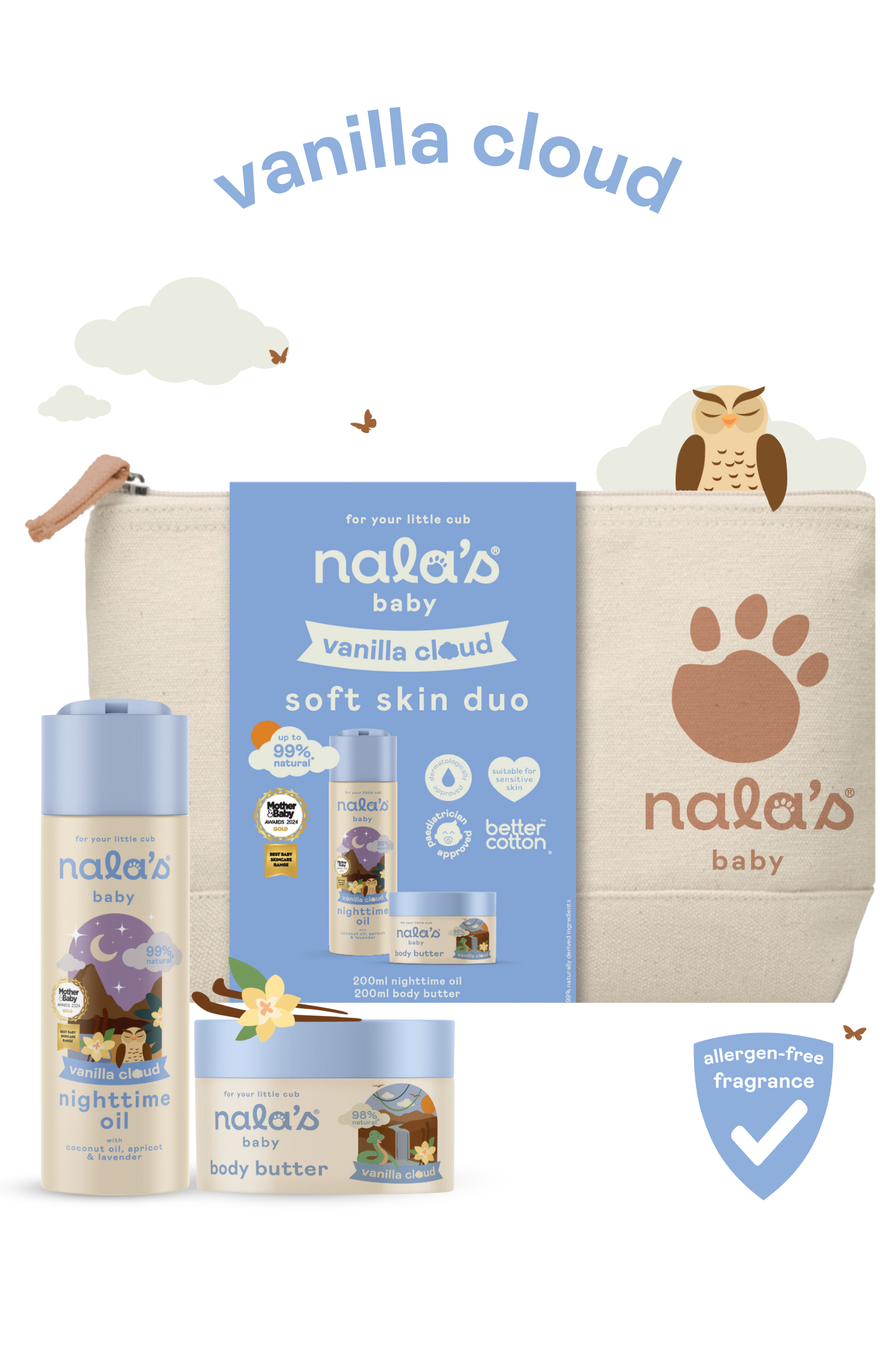 Image of Vanilla Cloud Soft Skin Duo