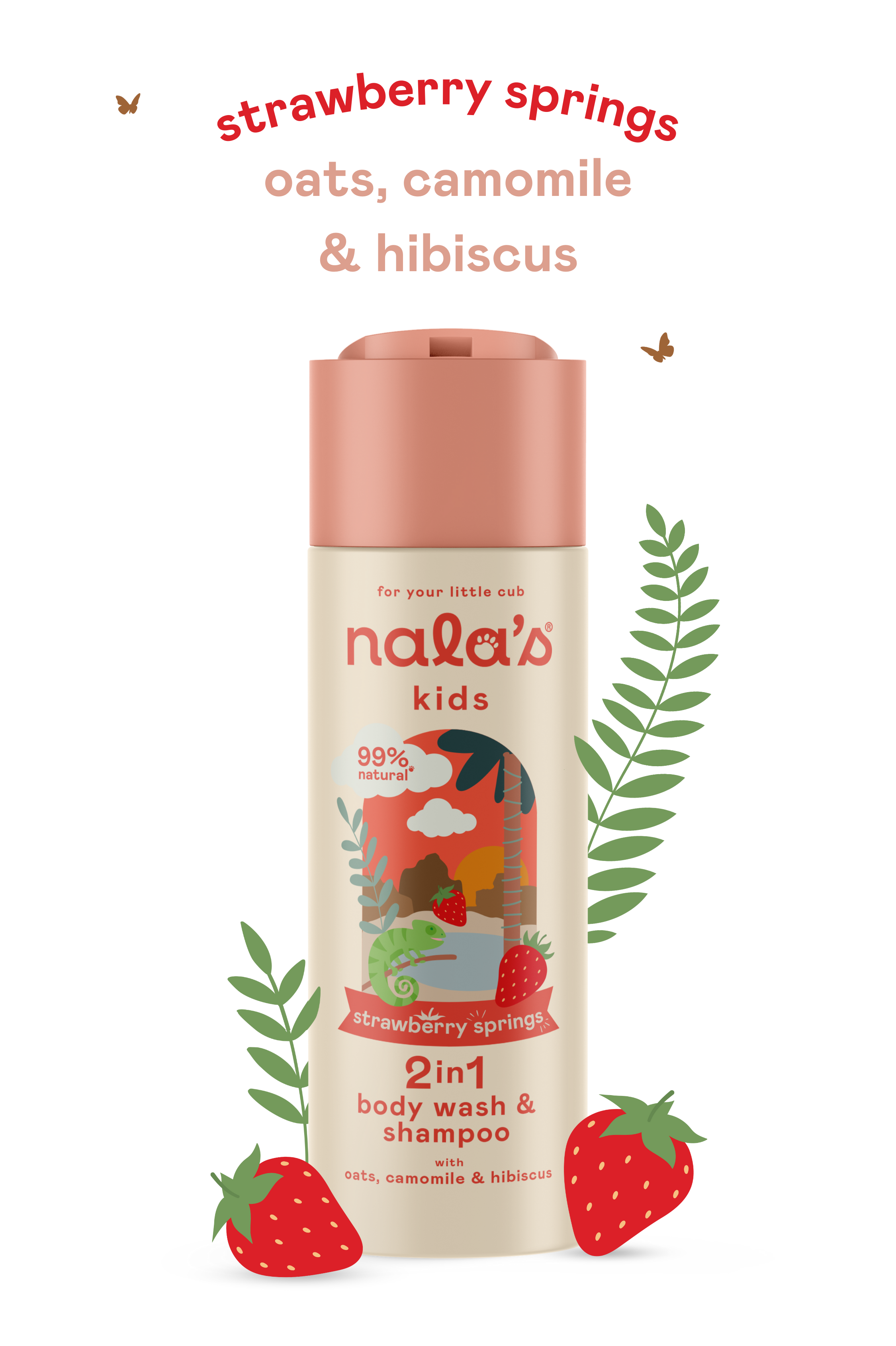 Image of Strawberry Springs 2 in 1 Body Wash & Shampoo