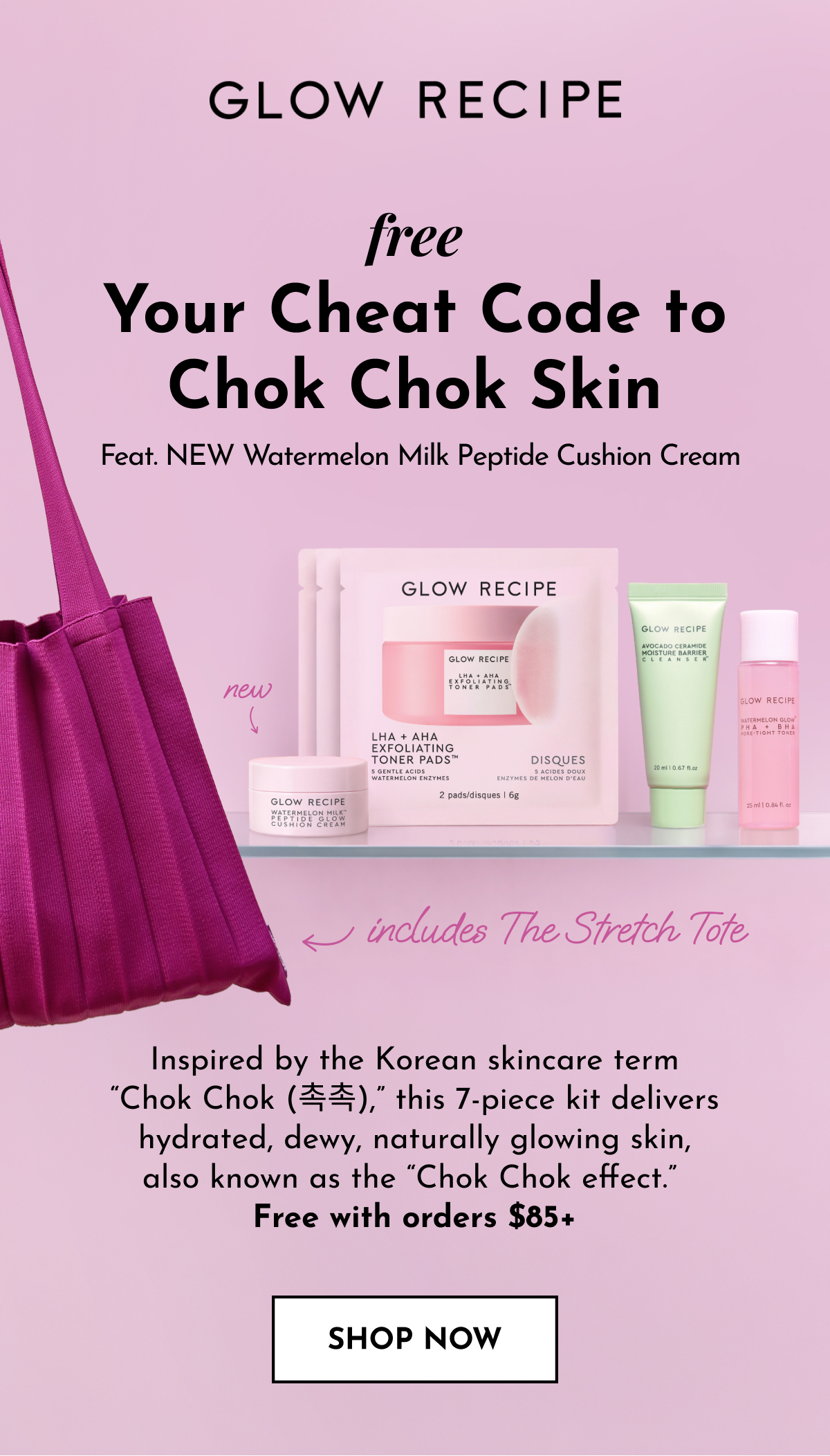 Free 7-piece kit with orders $85+