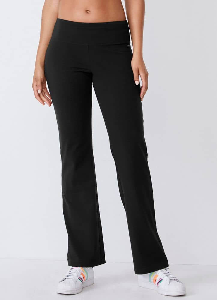 Cotton Stretch Slim Bootleg Pant