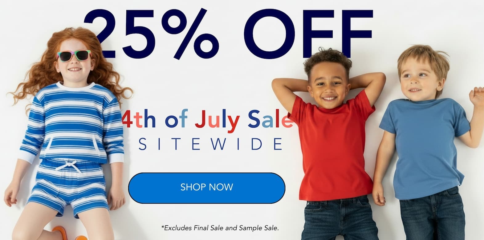25 off 4th of july sale