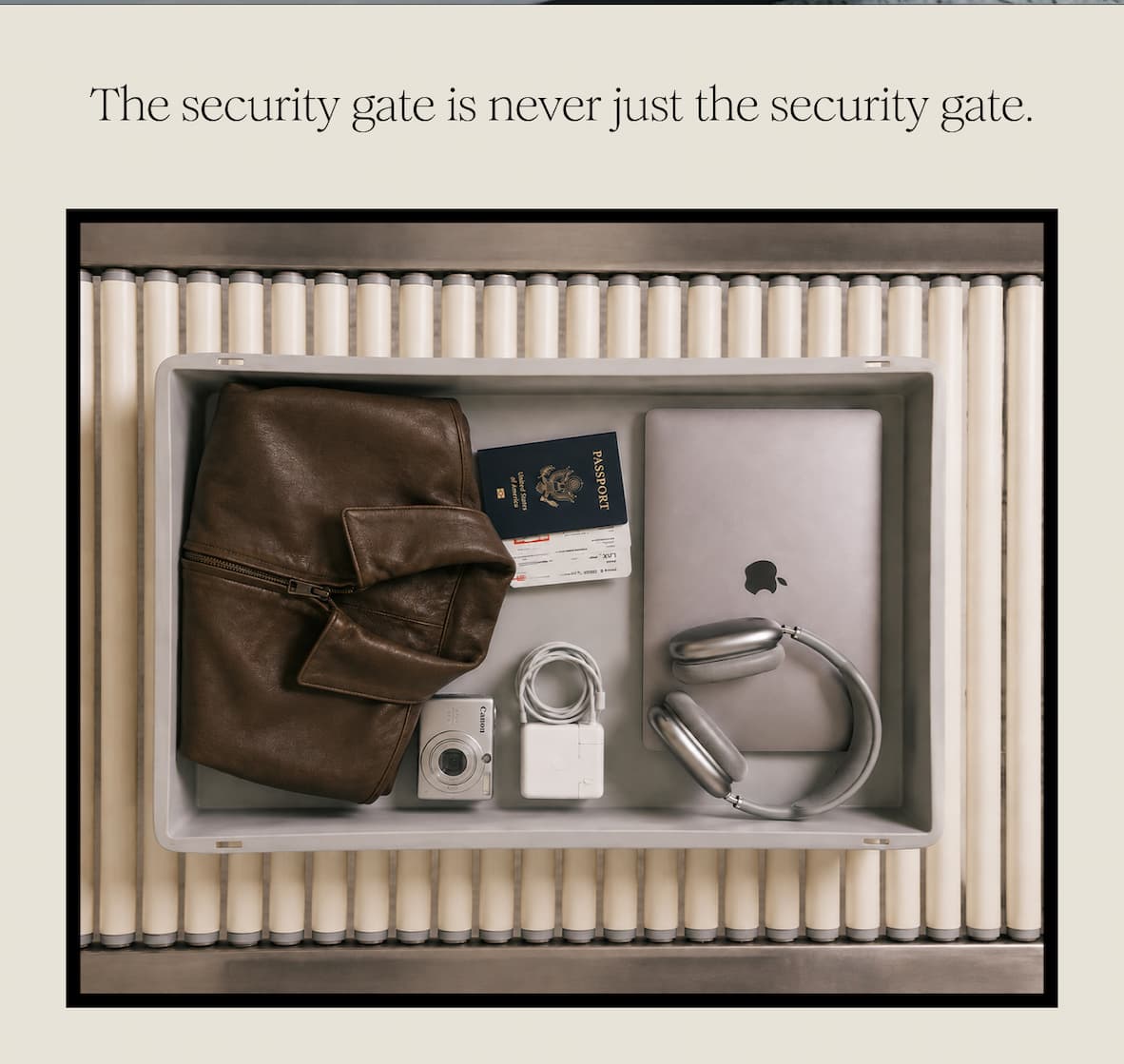 The security gate is never just the security gate.