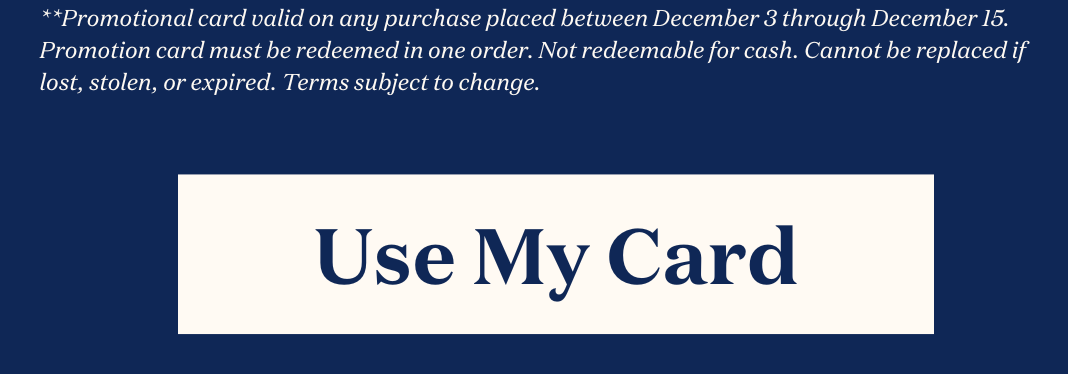 Promotional Card