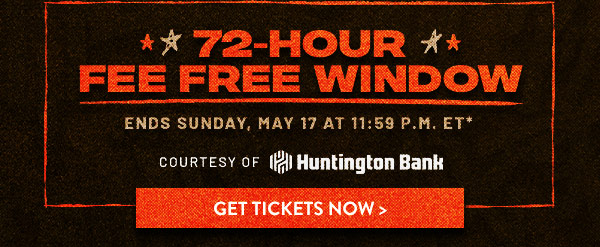 72-Hour Fee Free Window courtesy of Huntington Bank