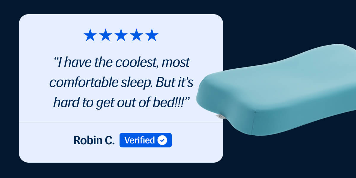 ⭐️⭐️⭐️⭐️⭐️ "I have the coolest, most comfortable sleep. | But it's hard to get out of bed!!!" – Robin C.