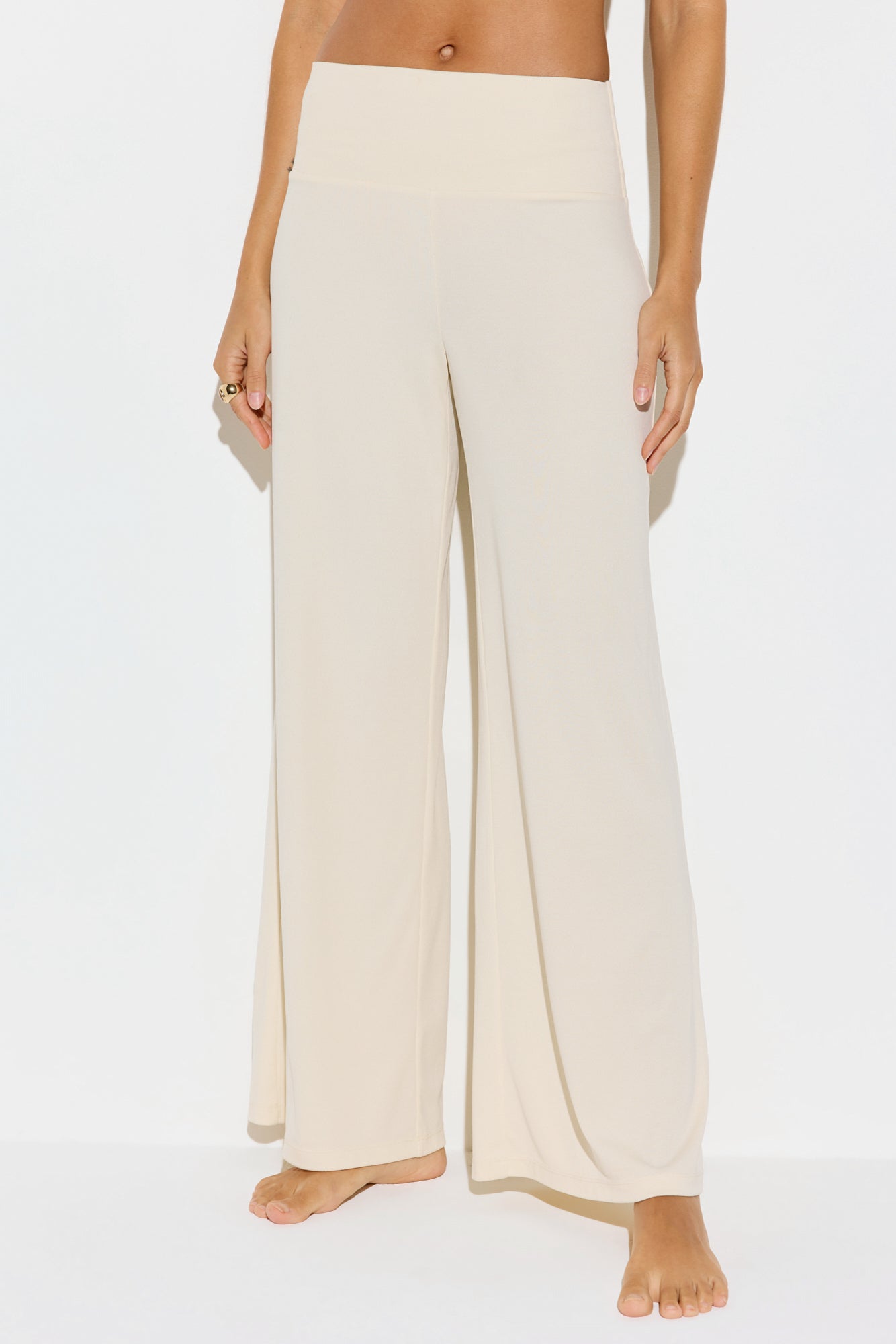 Image of Zen Rib Journey Wide Leg Pant