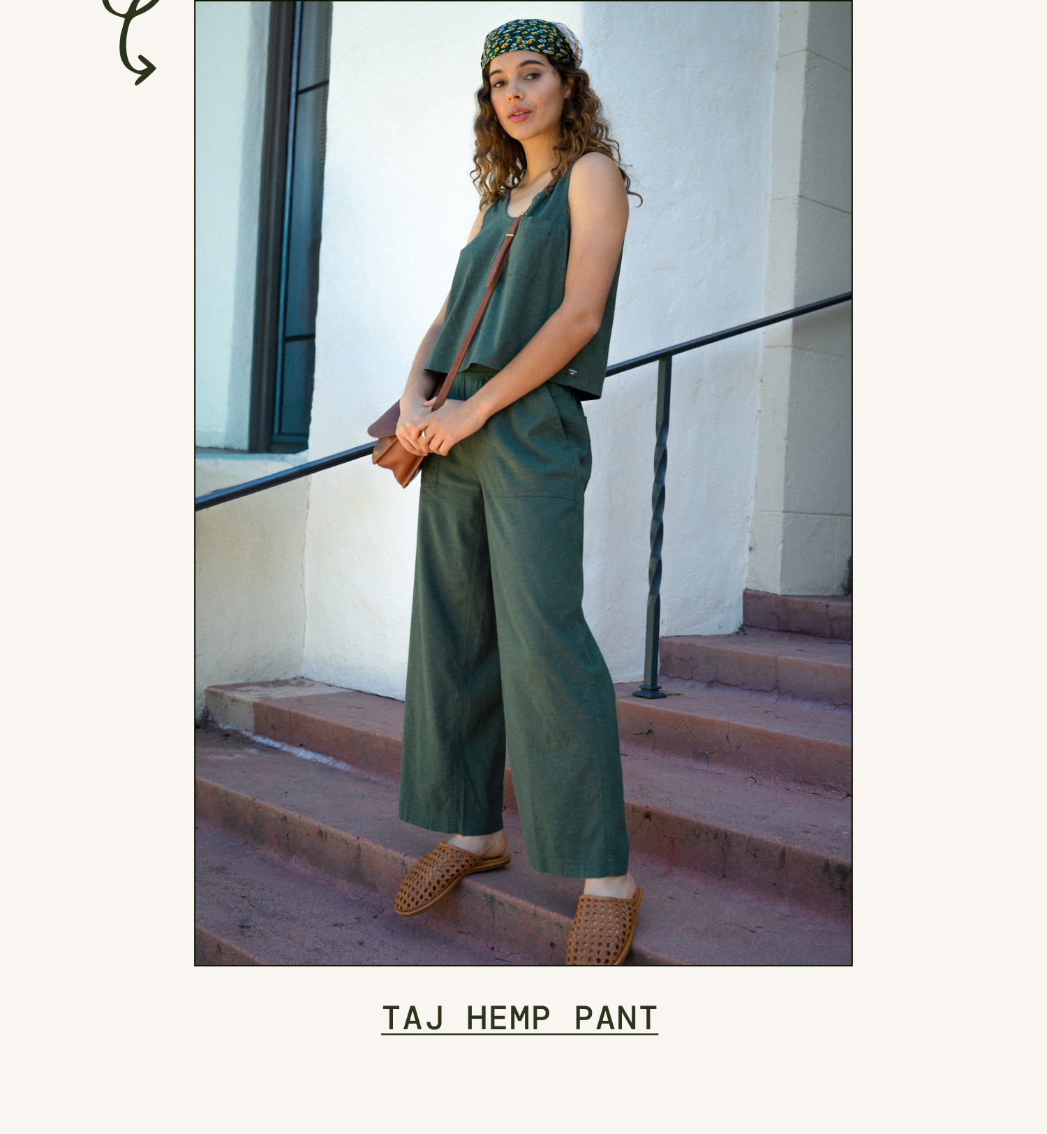 Taj Hemp Wide Leg Pant