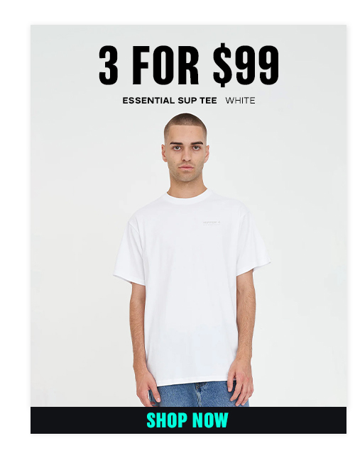 ESSENTIAL SUP TEE WHITE