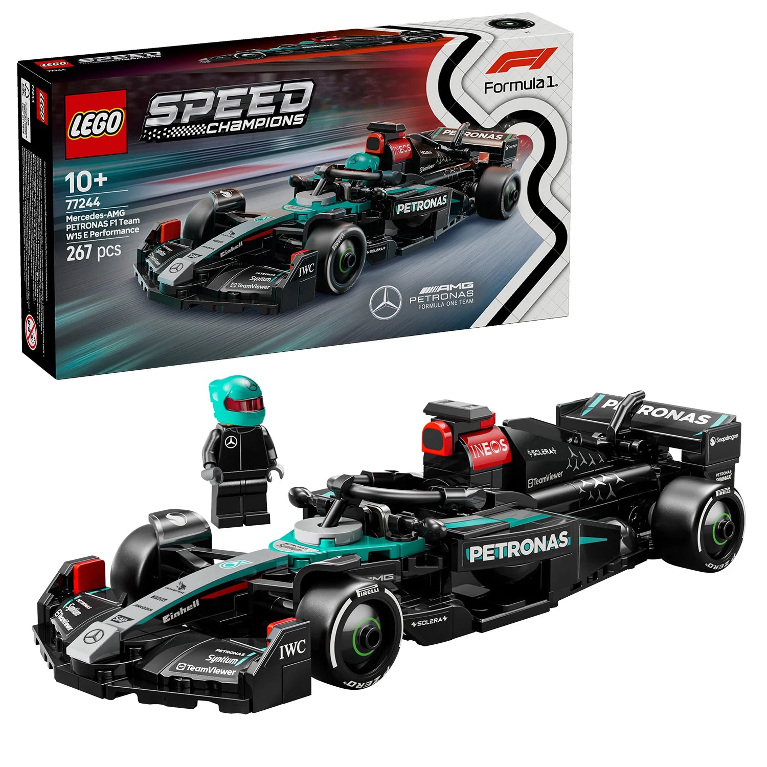 Image of LEGO Speed Champions Mercedes-AMG PETRONAS F1 Team Race Car
