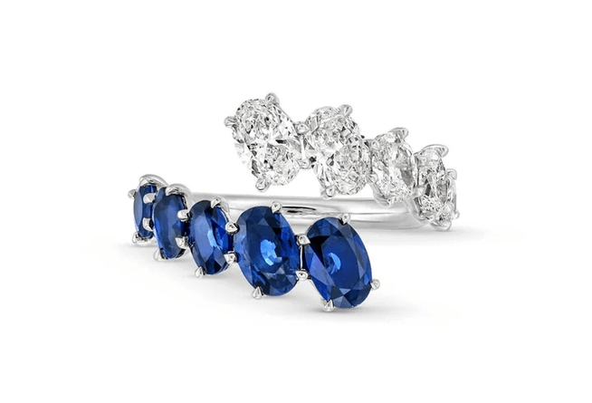 Sapphire & Diamond ring