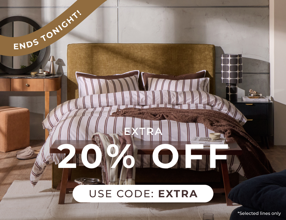 Extra 20% off ends tonight | Use code: EXTRA
