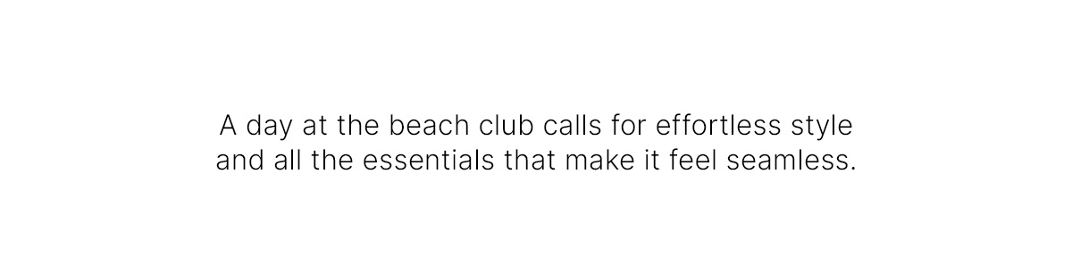 beach club