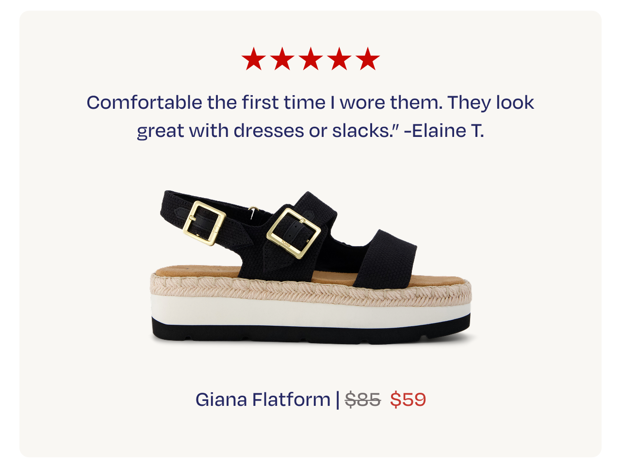 Giana Flatform Sandal