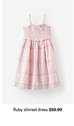 Ruby shirred dress $59.99