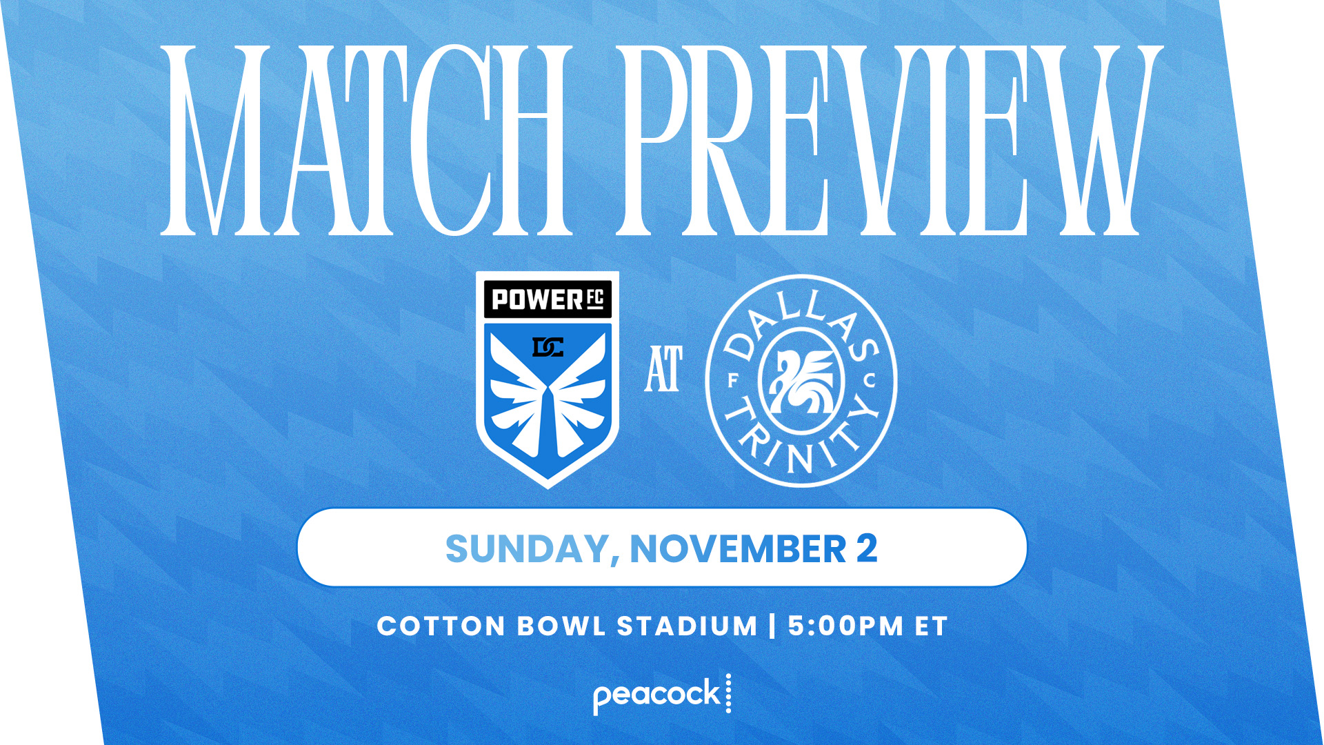 Match Preview - DC Power FC vs. Dallas Trinity FC