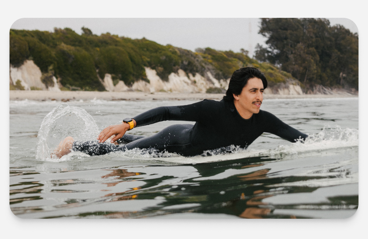 Made for Every Wave. When conditions get rough, the last thing you should worry about is your watch. Rocky Point Band's Grade 4 titanium buckle stays locked in place, under or over a wetsuit.