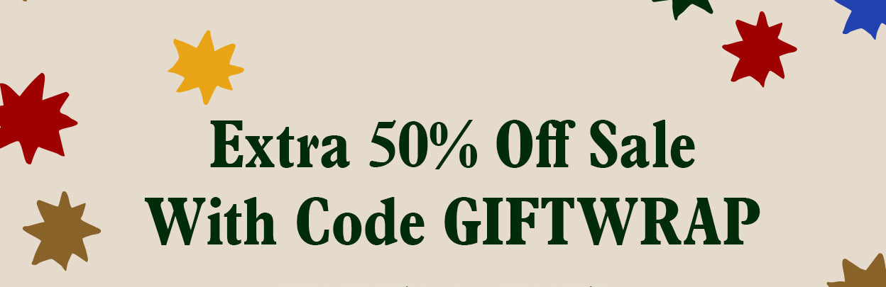 Extra 50% Off Sale With Code GIFTWRAP