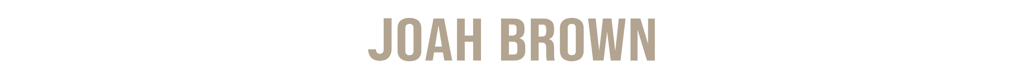 JOAH BROWN Logo