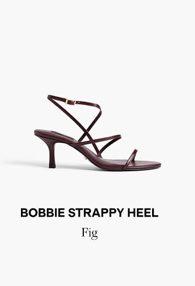 Bobbie Strappy Heel | Fig