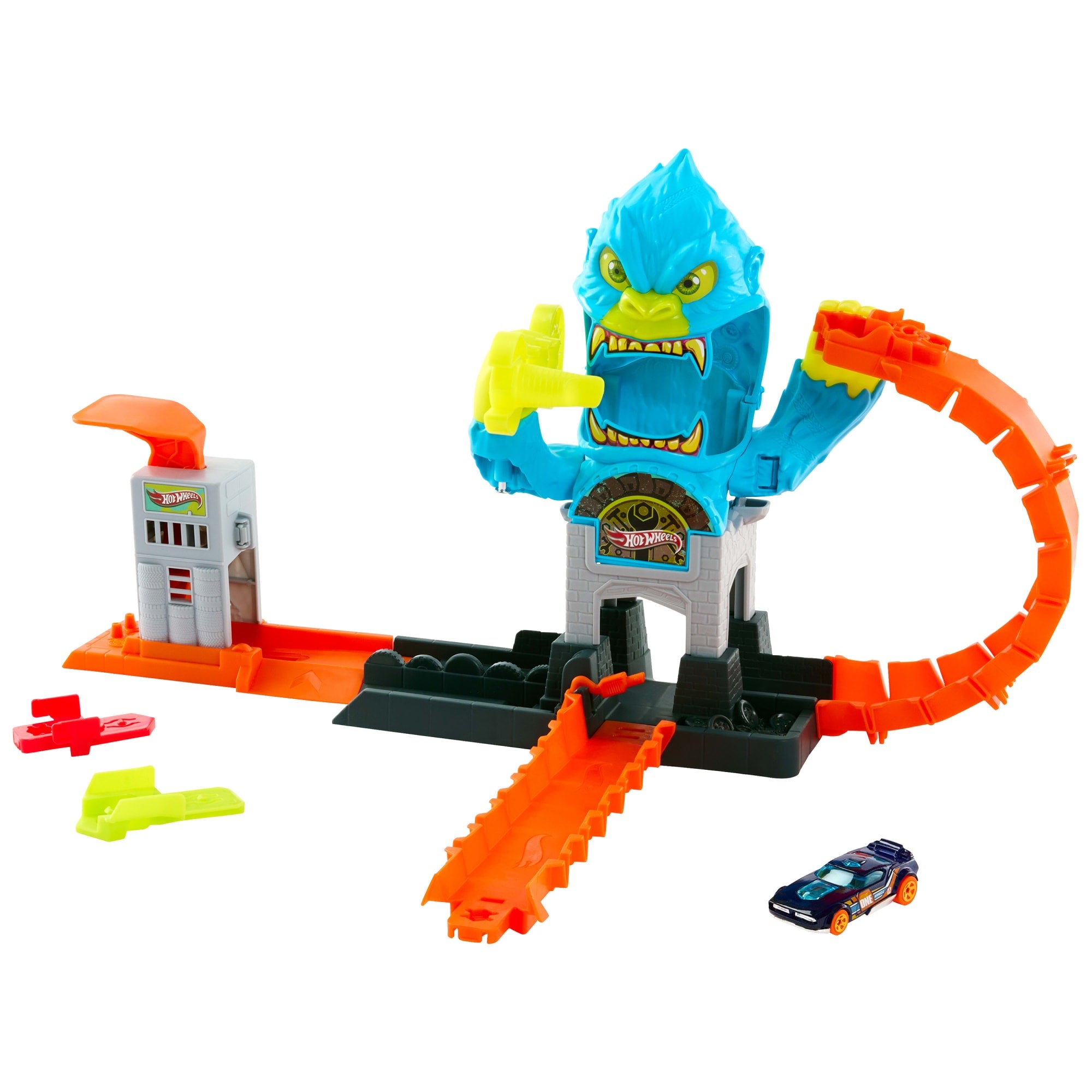 Image of Hot Wheels City Gorilla Slam Attack Playset