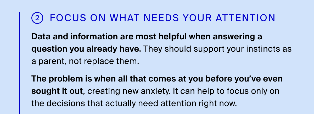 Focus on what needs your attention