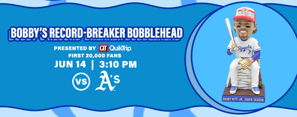 Bobby's Record-Breaker Bobblehead - June 14 - Get Tickets