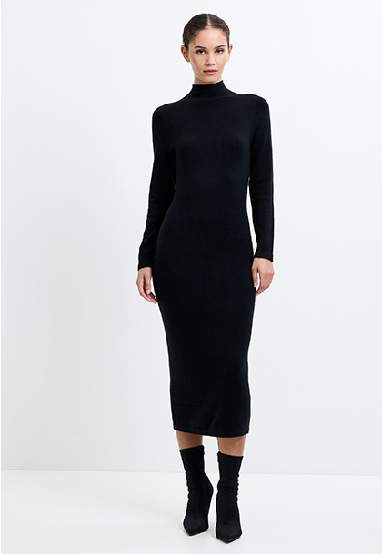 Babysoft Mock Neck Dress