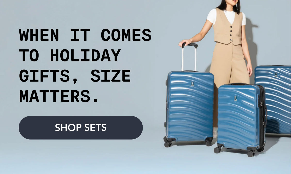 When it comes to holiday gifts, size matters. | SHOP SETS